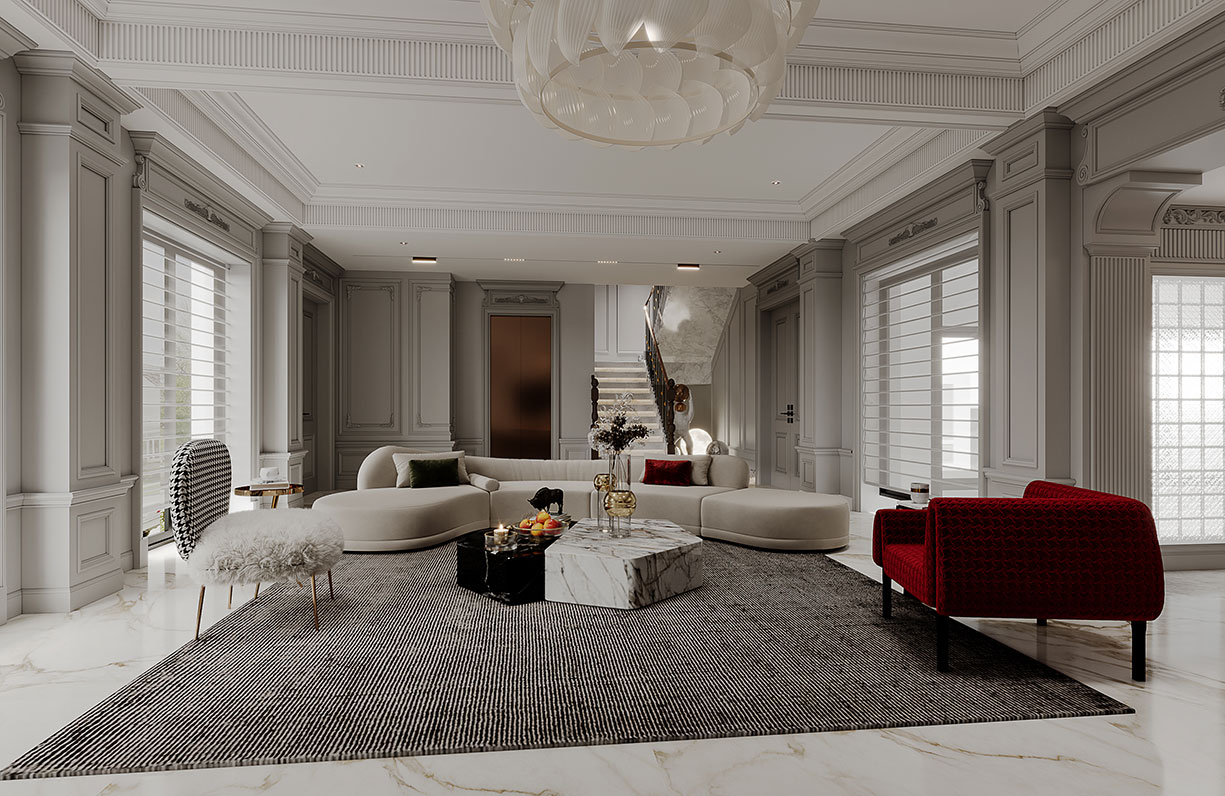 一品漫城法式别墅装修效果图